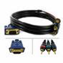 Component Video to DVI-I Cable 6'